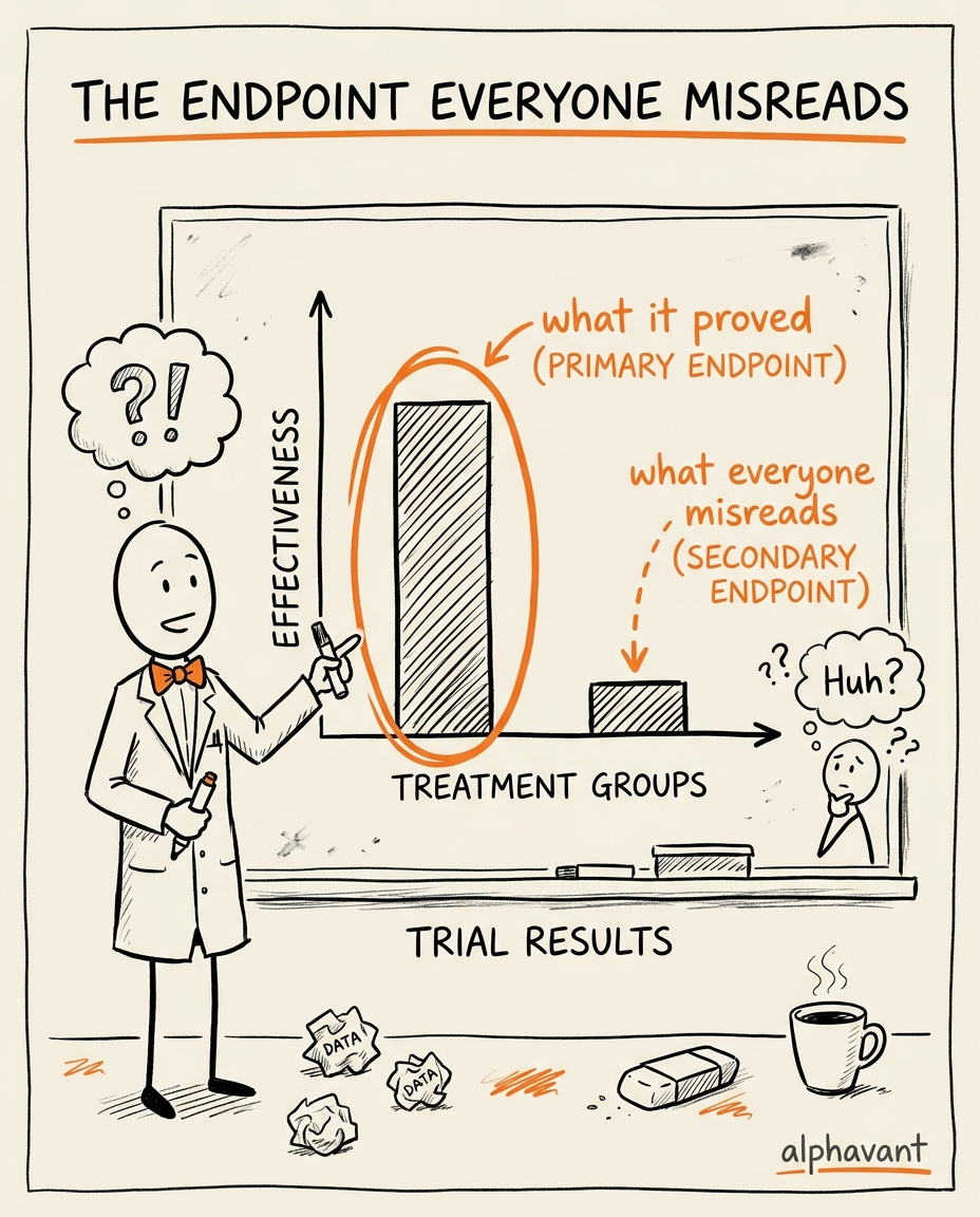 Medtech & digital health example post visual — evidence explainer