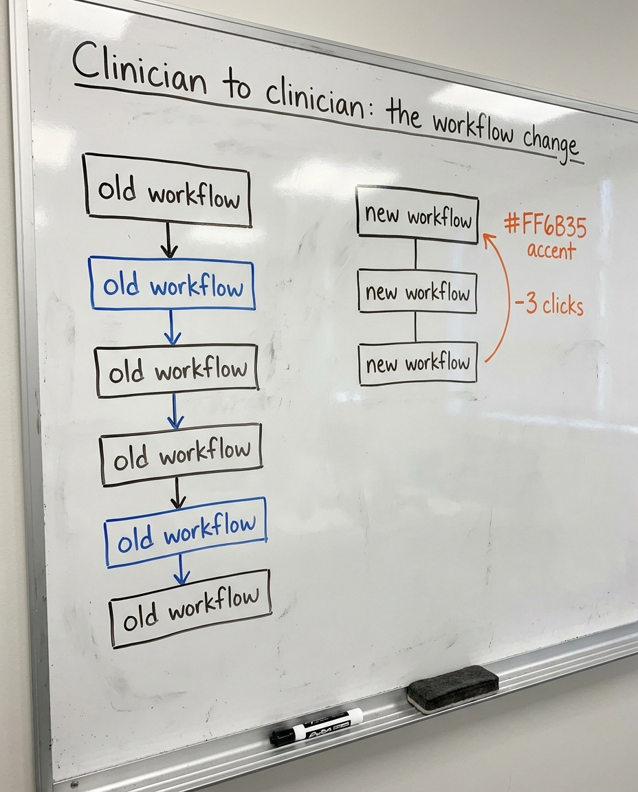 Medtech & digital health example post visual — adoption offer